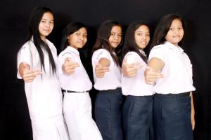 student of Pangudi Luhur Gantiwarno Junior High School