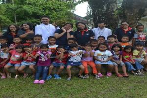 Bro. Teguh and kids