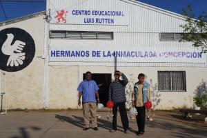 day two visiting Luis Rutten School Talca