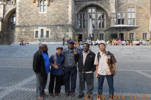visit to Aachen with our four brothers