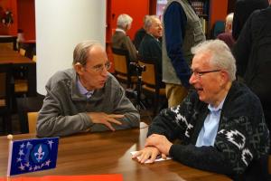 Gerard Herman...warm chatting...