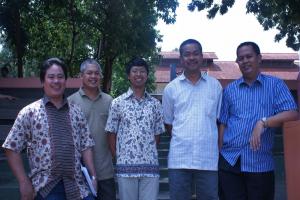 Provincial Council of Indonesia: L to R: Giwal, Sidharta, Ndaru, Anjar, Dwiyatno