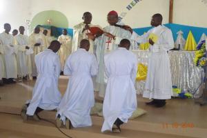 Final profession of three brothers in Ghana Province, 19 November 2016.