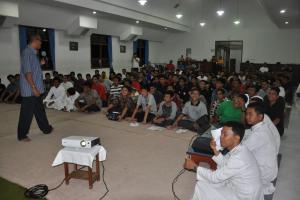 a gathering of young brothers and young man "LESEHAN FIC" in Bandungan.