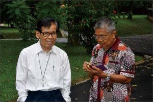 Bros. Marianus and Petrus Heru on their conversation
