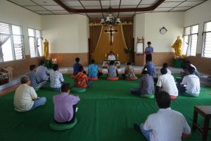 the ceremony starting the Postulancy year in Indonesia