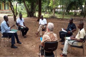 small group discussion, provincial chapter Ghana Province