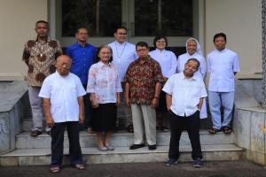 Directur and Staff of Roncalli Retreat House in Salatiga