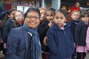 our visit to San Antonio School