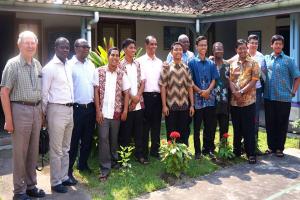 Formators and Candidates at the Formation House in Muntilan