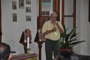 Bro. Wilhelm L. during Provinsial day in Muntilan
